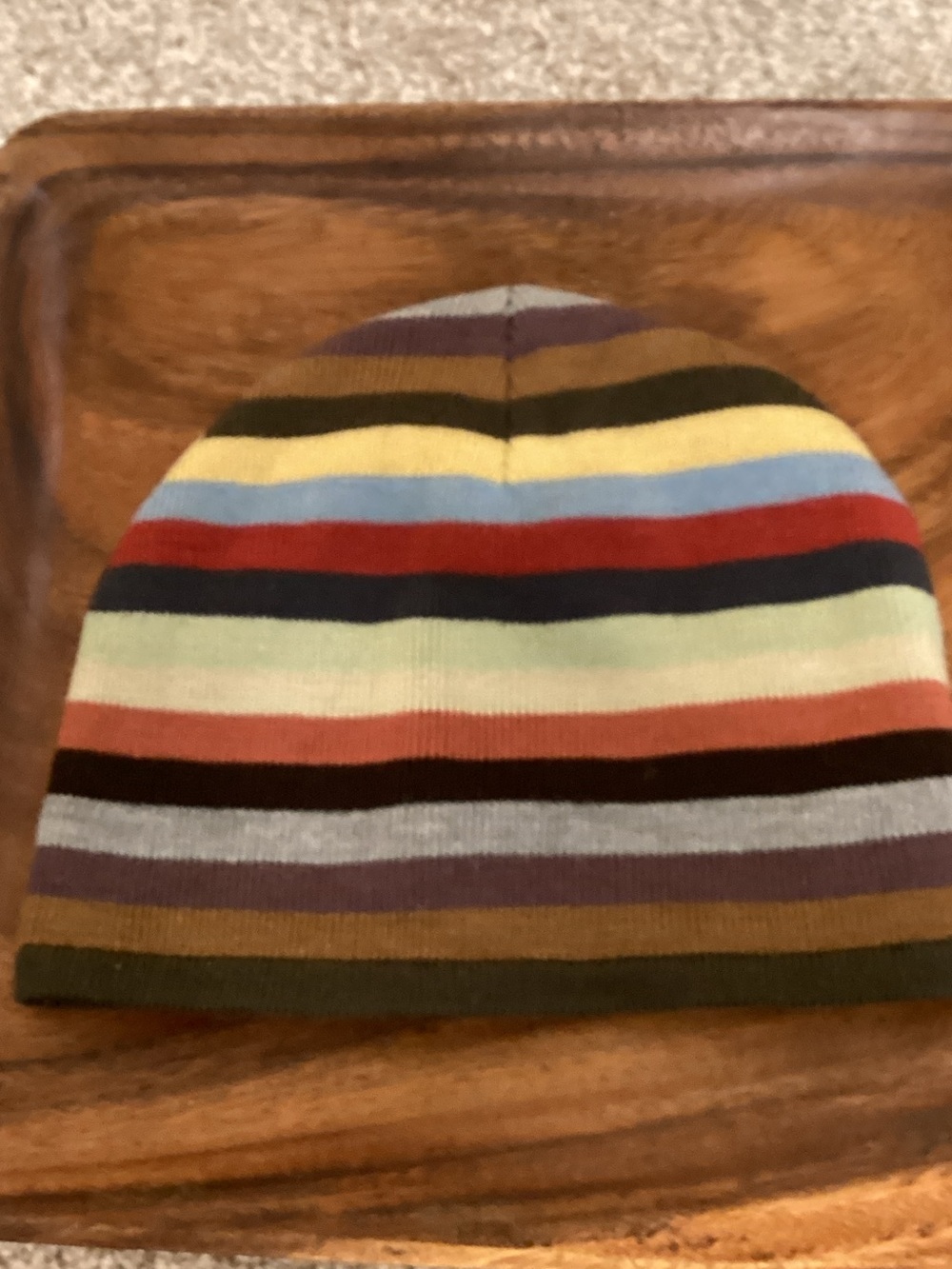 Carhartt Striped Multicolor Rib Knit Beanie - Picture 4 of 6